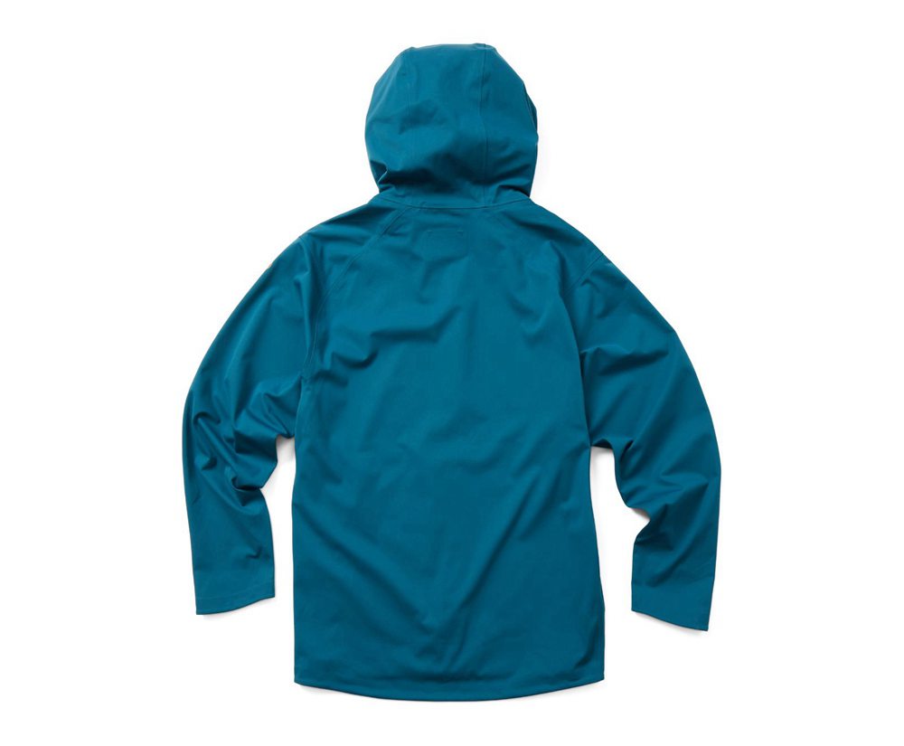 Merrell Jackets Blue - Whisper Rain - Mens 75XEWARZP